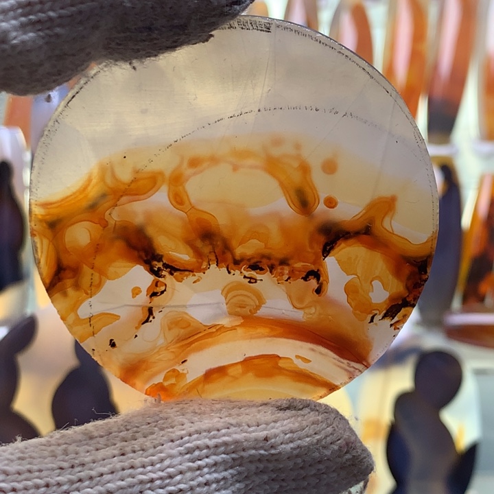 未镶嵌颈饰玛瑙/玉髓155有瑕