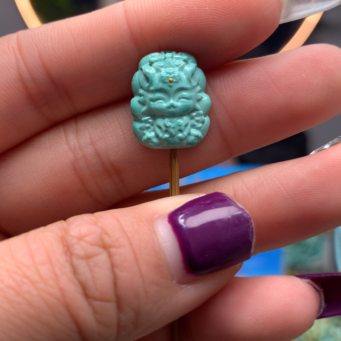 绿松石挂件未镶嵌