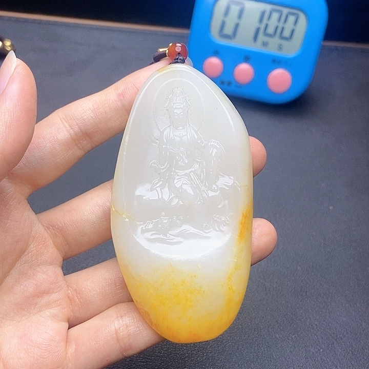 和田玉挂件未镶嵌N