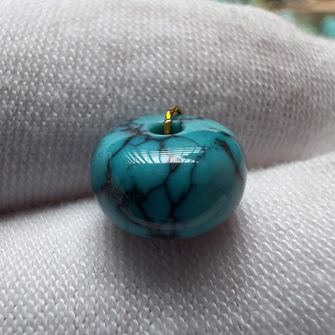 绿松石未镶嵌配饰9.2*5.5