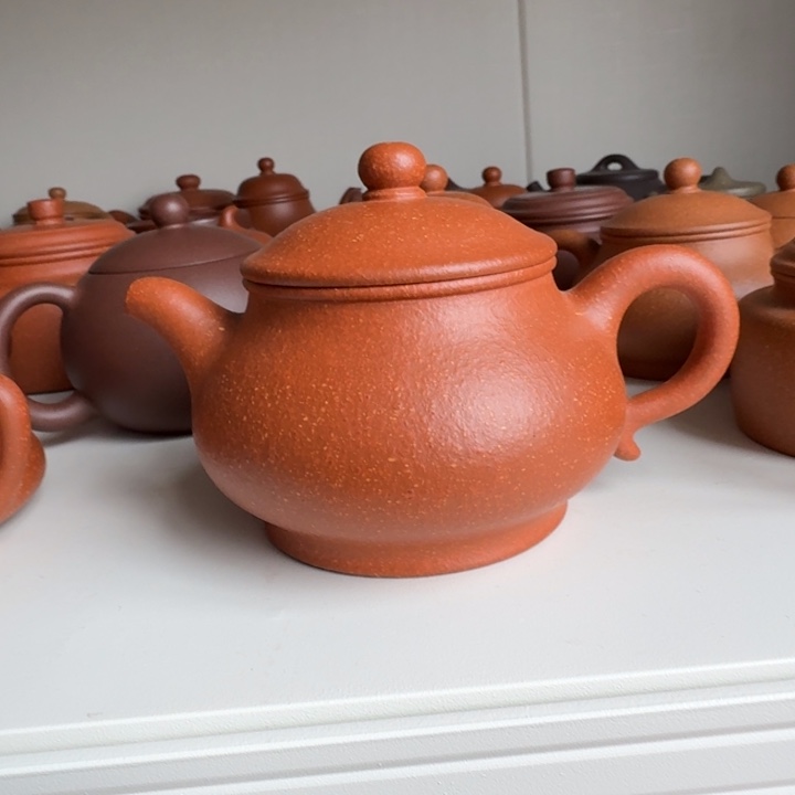 明***~茶杯紫砂将坡潘壶260cc