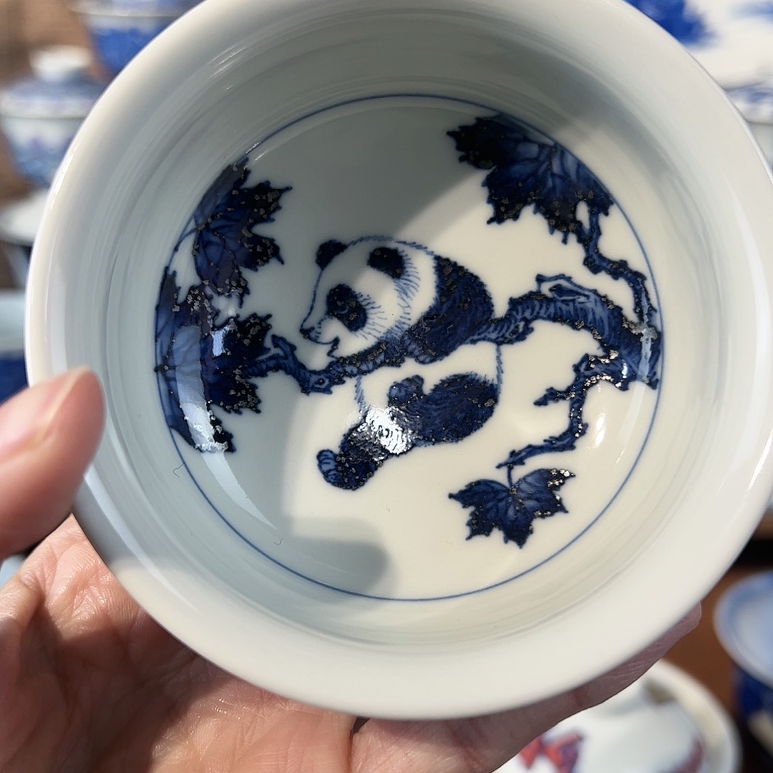 泥藝瓷梦奋斗熊炉式杯