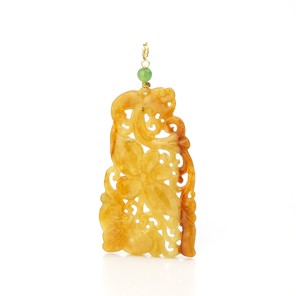 [若瑜]18K金翡翠百搭扣46901