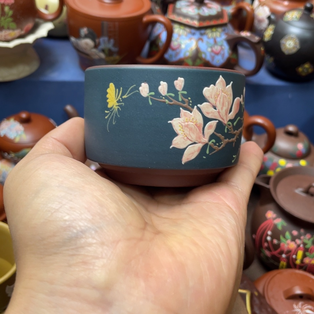 茶杯紫砂紫砂主人杯120cv