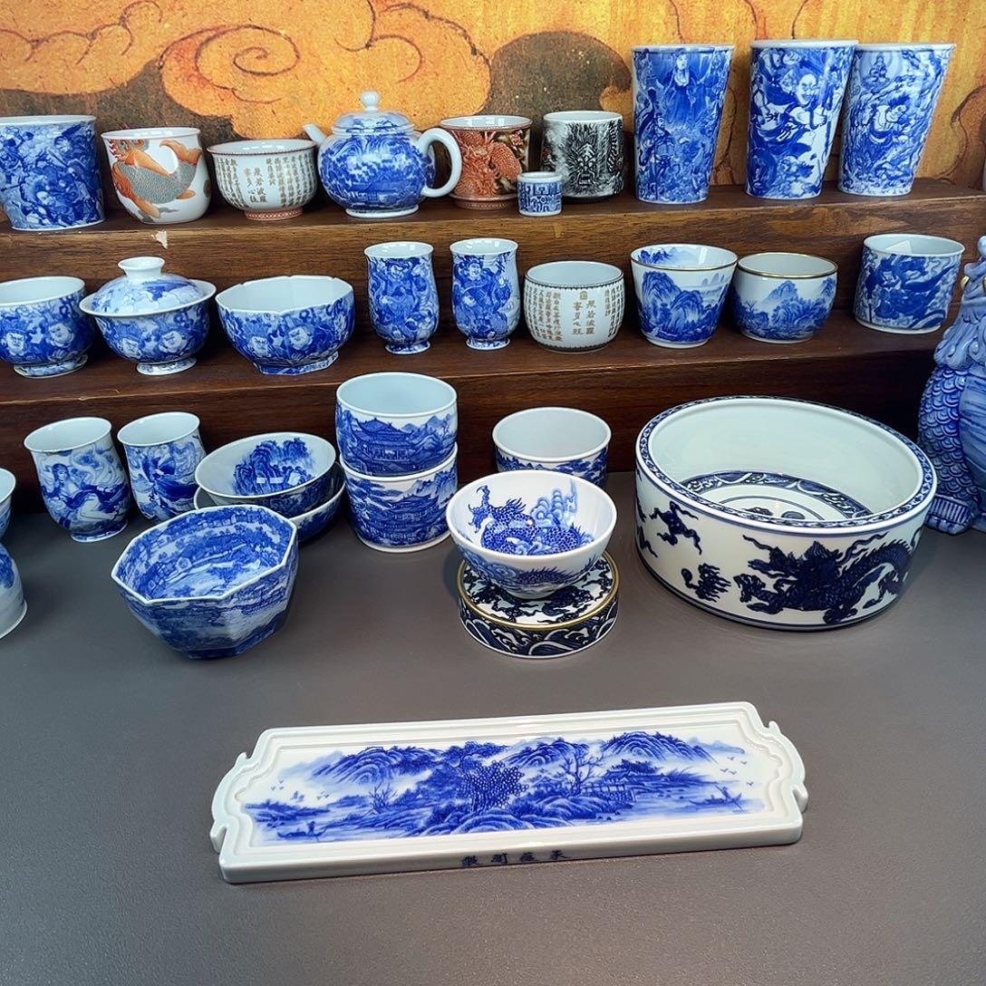 别***人陶摆件手工手绘哈哈哈哈