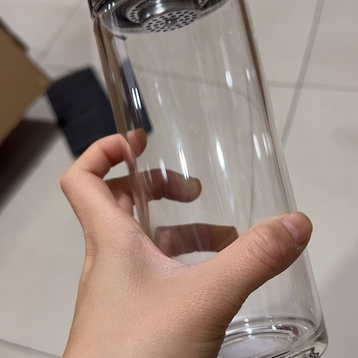 微瑕微瑕单层烫手玻璃杯5305301206微瑕盖子磨损
