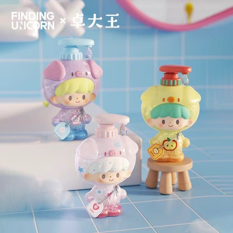 寻找独角兽【新品】卓大王-我爱洗澡系列baby盲盒潮玩