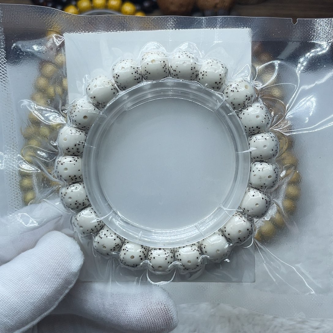 星月菩提手串原生态10.5✖️9.5月留白