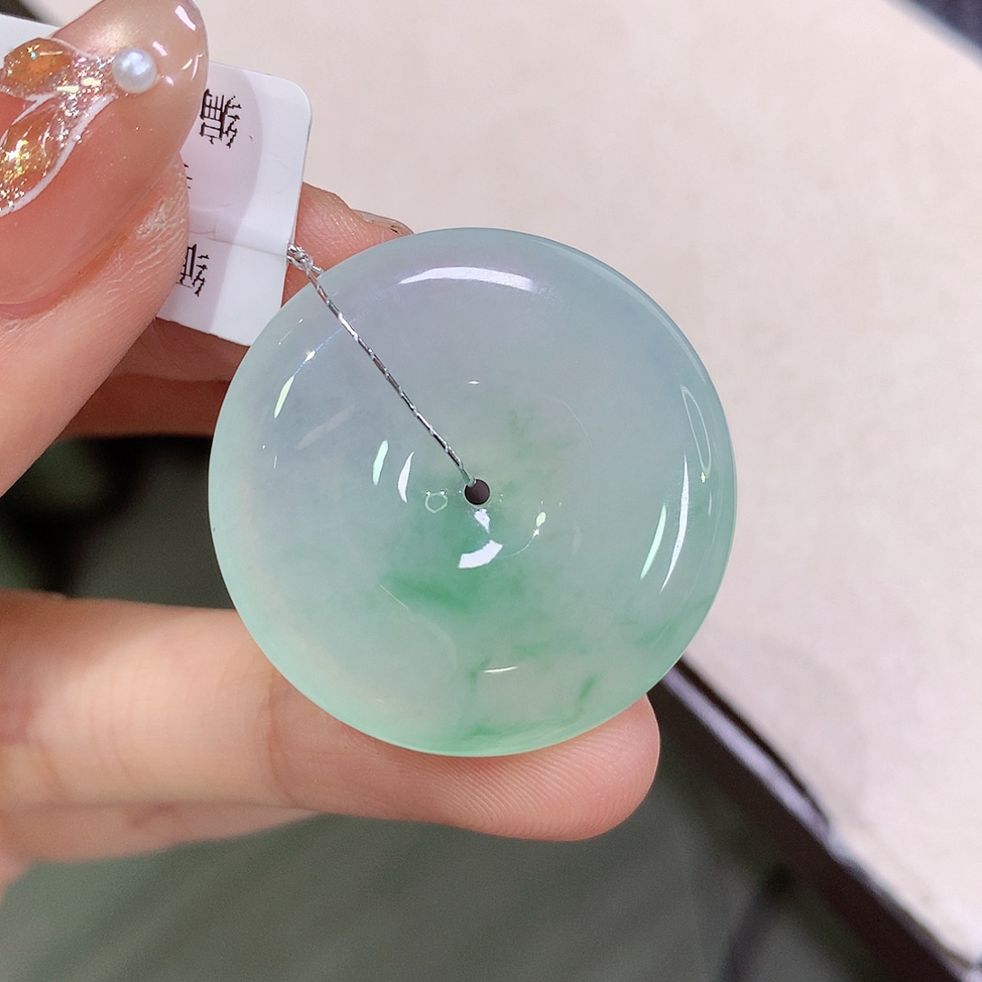 翡翠未镶嵌颈饰29.5-5.5