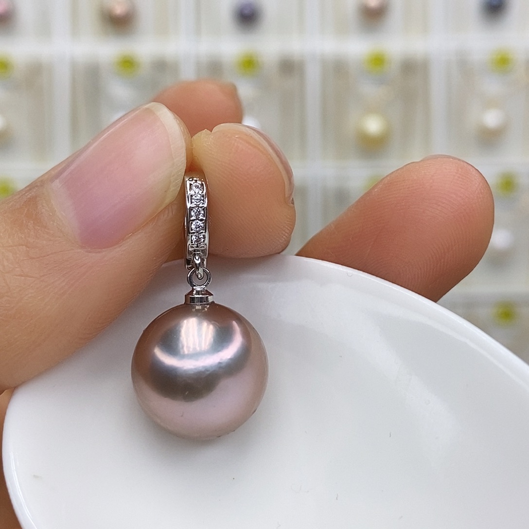 未镶嵌淡水珍珠吊坠(赠链)