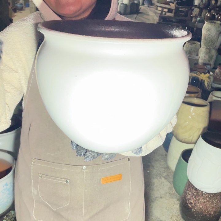 紫砂花盆口30高25正品正品