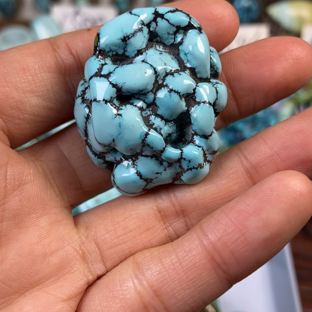 绿松石珠宝奇石未镶嵌