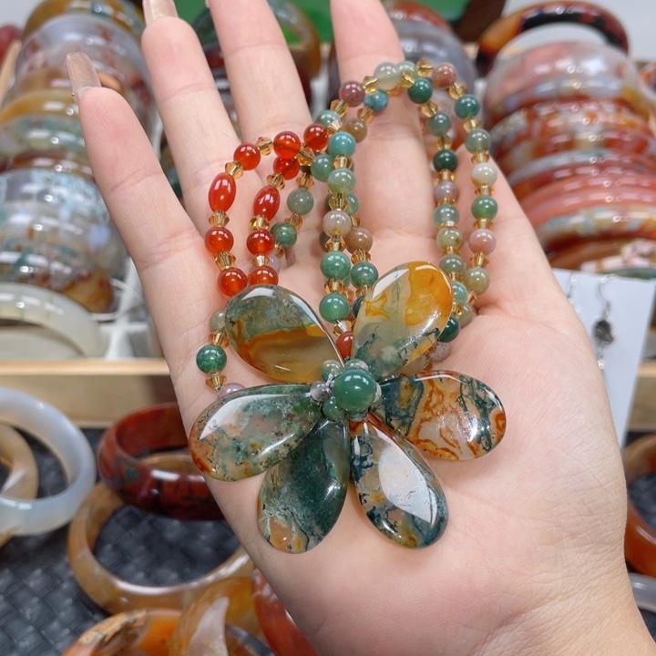 【闪购商品】玛瑙/玉髓颈饰未镶嵌