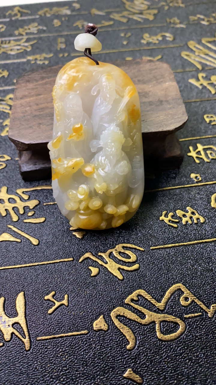 翡翠福禄寿/寓意是（招财纳福）长2.56宽1.41厚0.62