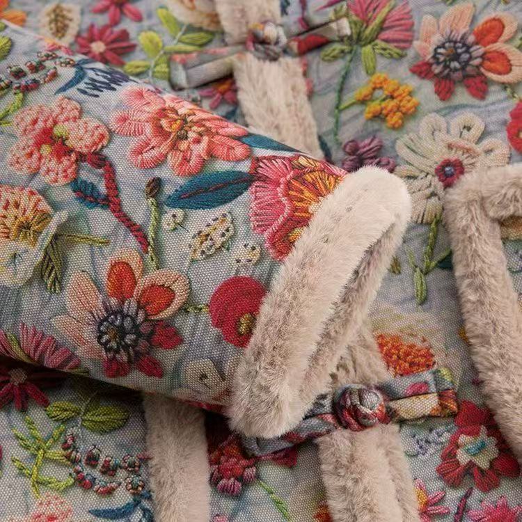 秋冬加棉睡衣家居服