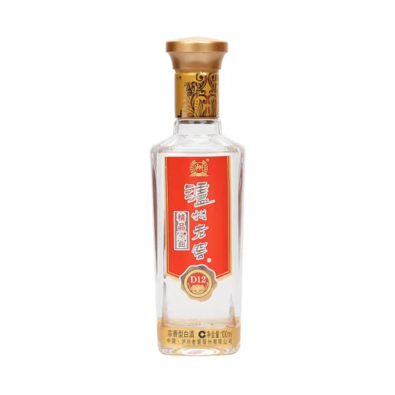 泸州老窖精品头曲D12 浓香型白酒 52度100ml