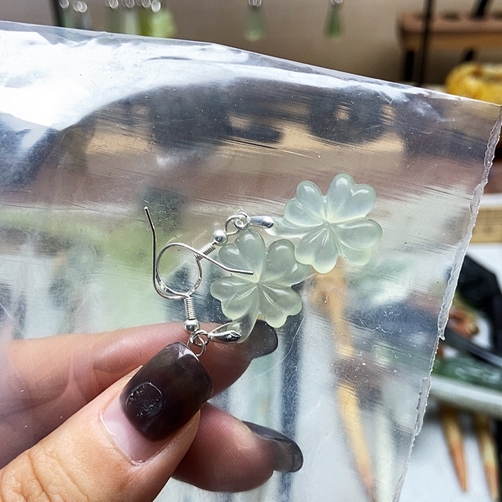 岫玉发簪未镶嵌张*芝