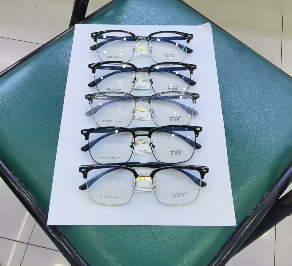 丹阳黑色眼镜批发品质眉毛架大牌同款可挑可选眼镜架