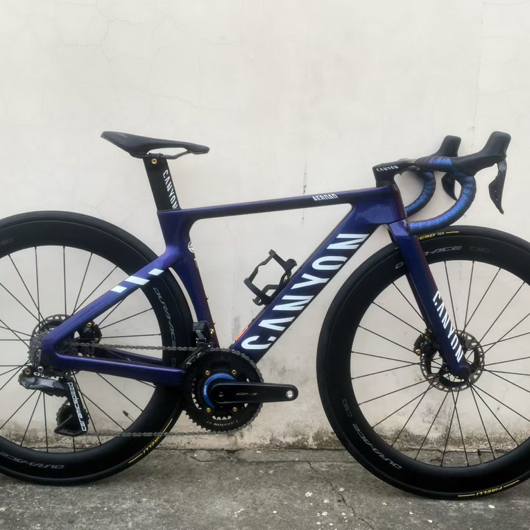 破风公路车碳纤维油碟电变碳轮一体把竞赛轻量气动专业运动自行车