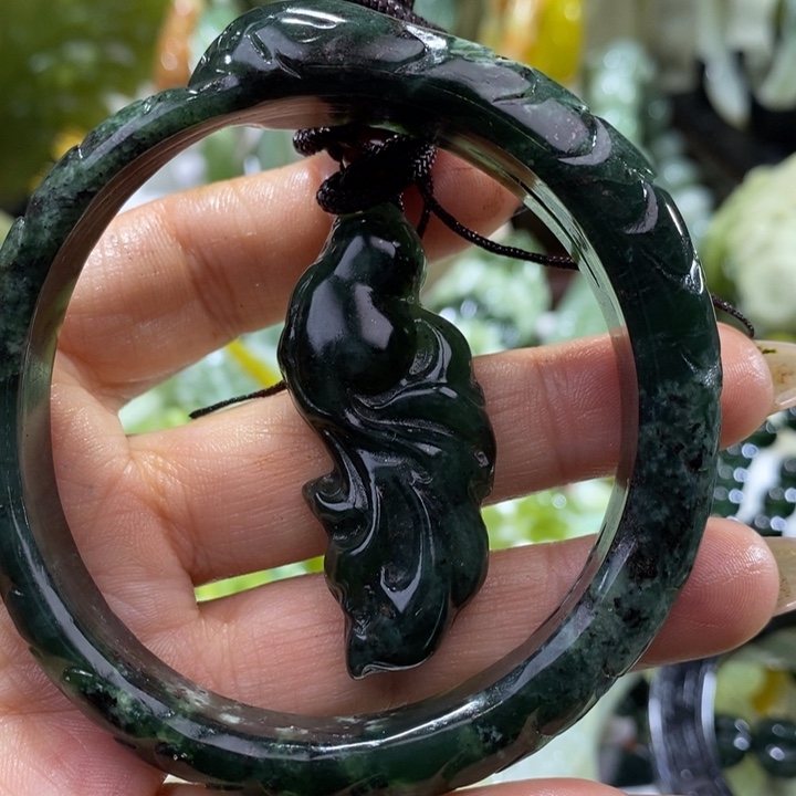岫玉岫玉56口径未镶嵌
