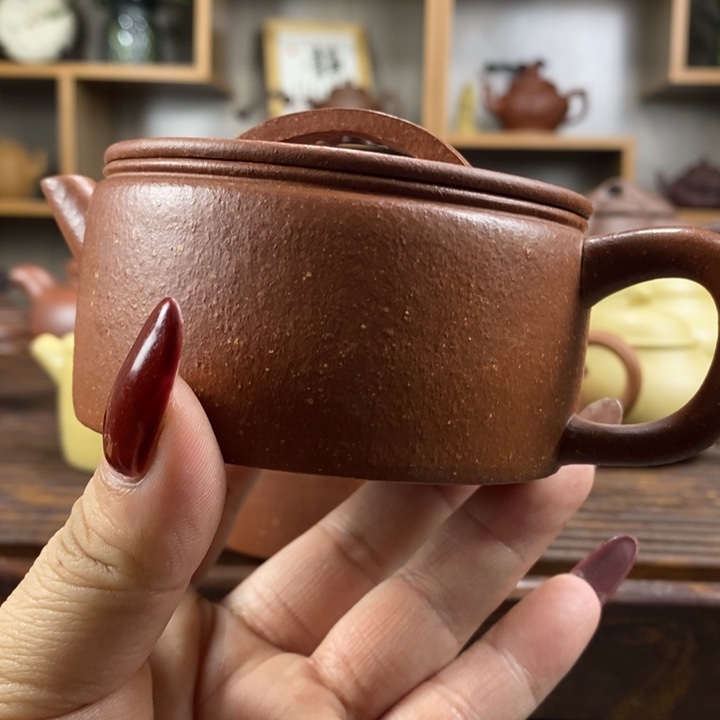 紫砂茶壶前**锦原矿紫砂壶