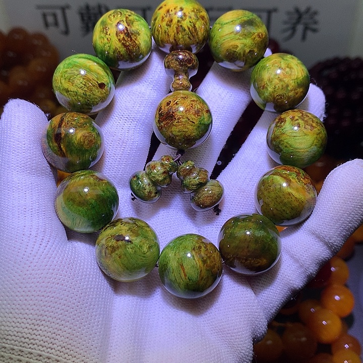 手串/手链松木（琥珀木）2.0 水墨丹青高货