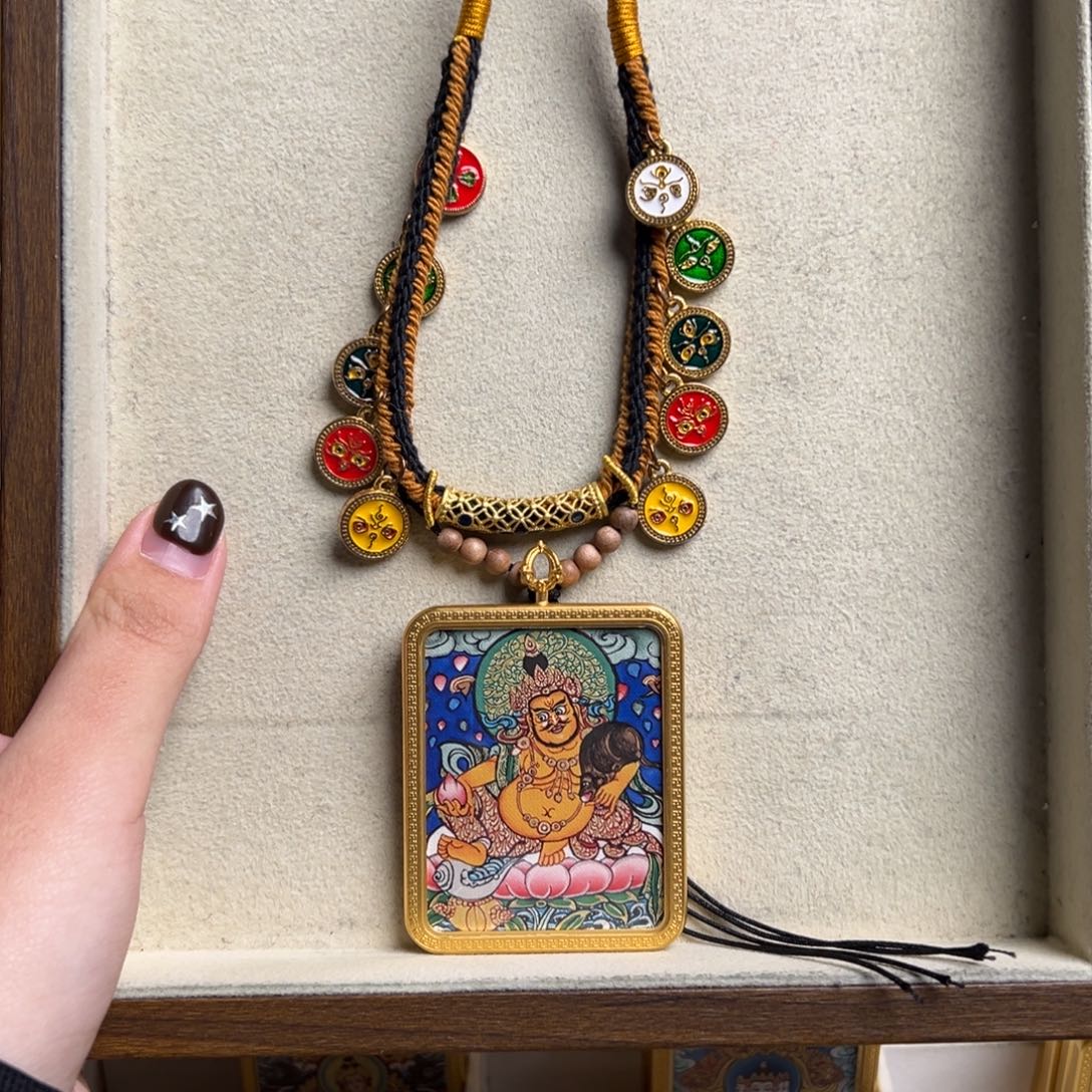 牛***官吊坠单面定制黄老爷