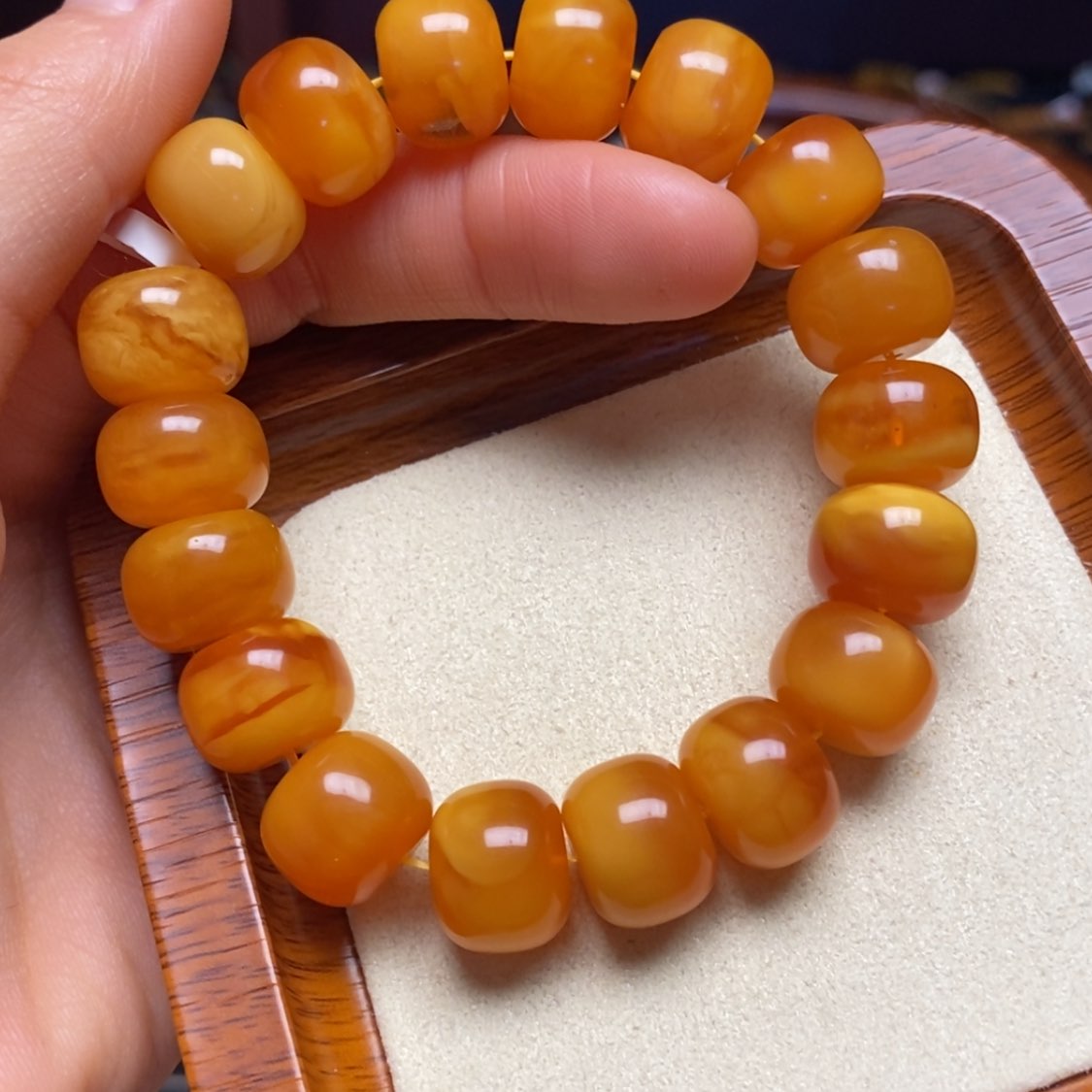 【闪购商品】蜜蜡手链未镶嵌手串