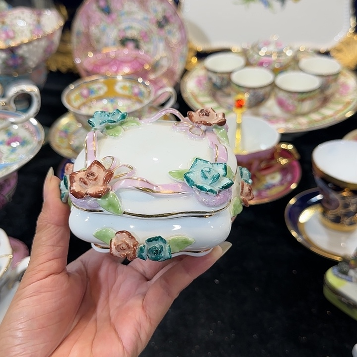 瓷片首饰盒111111111