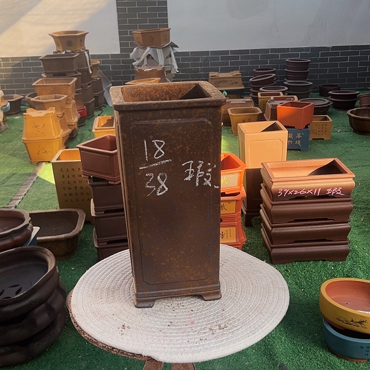 紫砂紫砂花盆呵呵