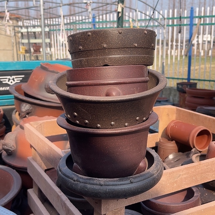 紫砂花盆紫砂等传统