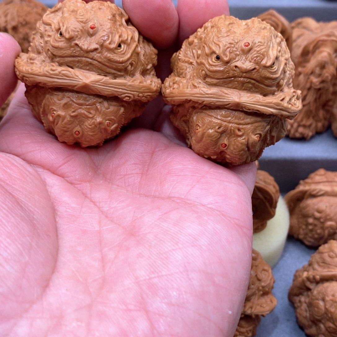 核桃手串/手链@***待金蝉蛤蟆头