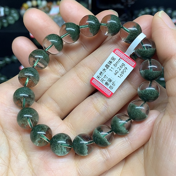 水晶手串未镶嵌天然水晶