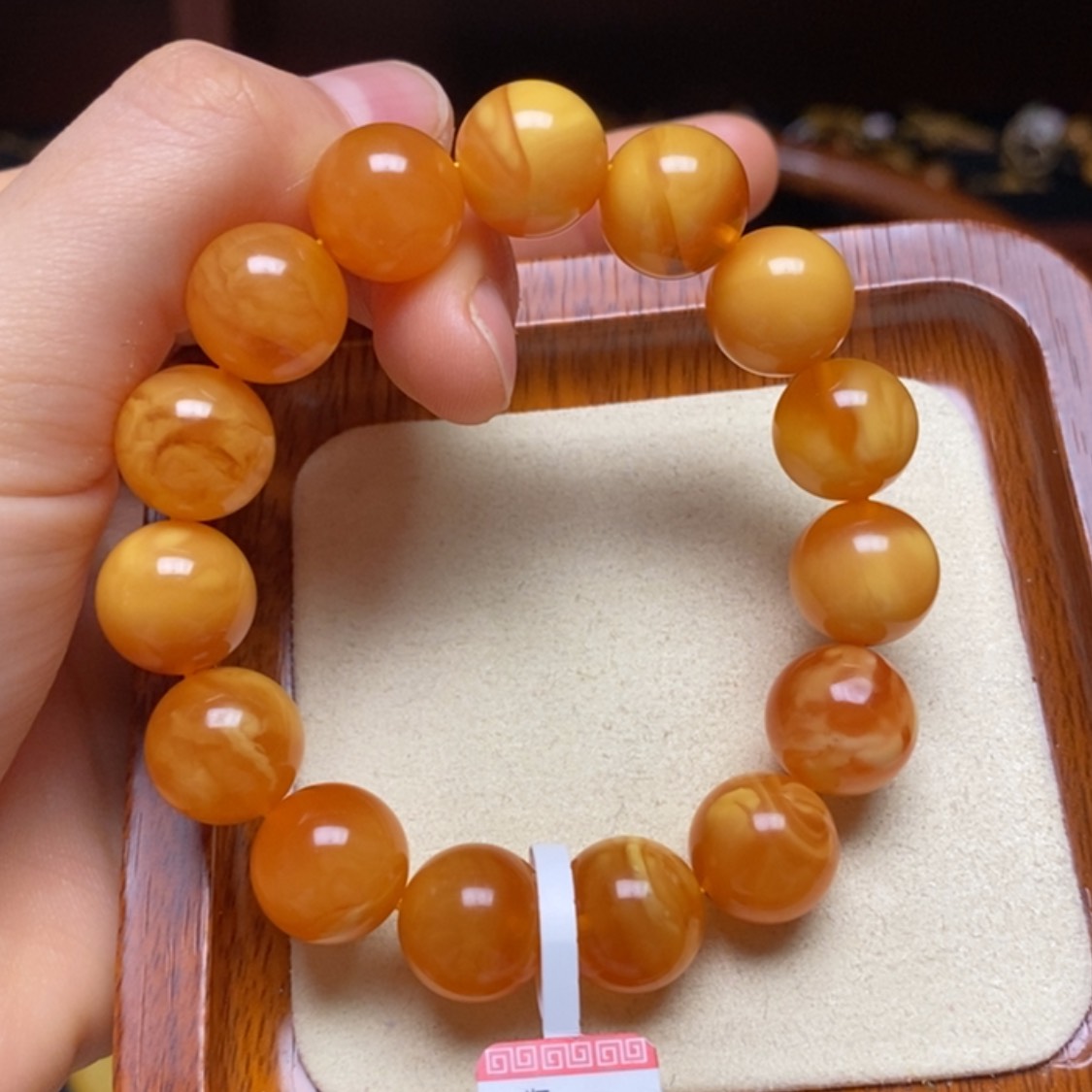 【闪购商品】蜜蜡手链未镶嵌手串