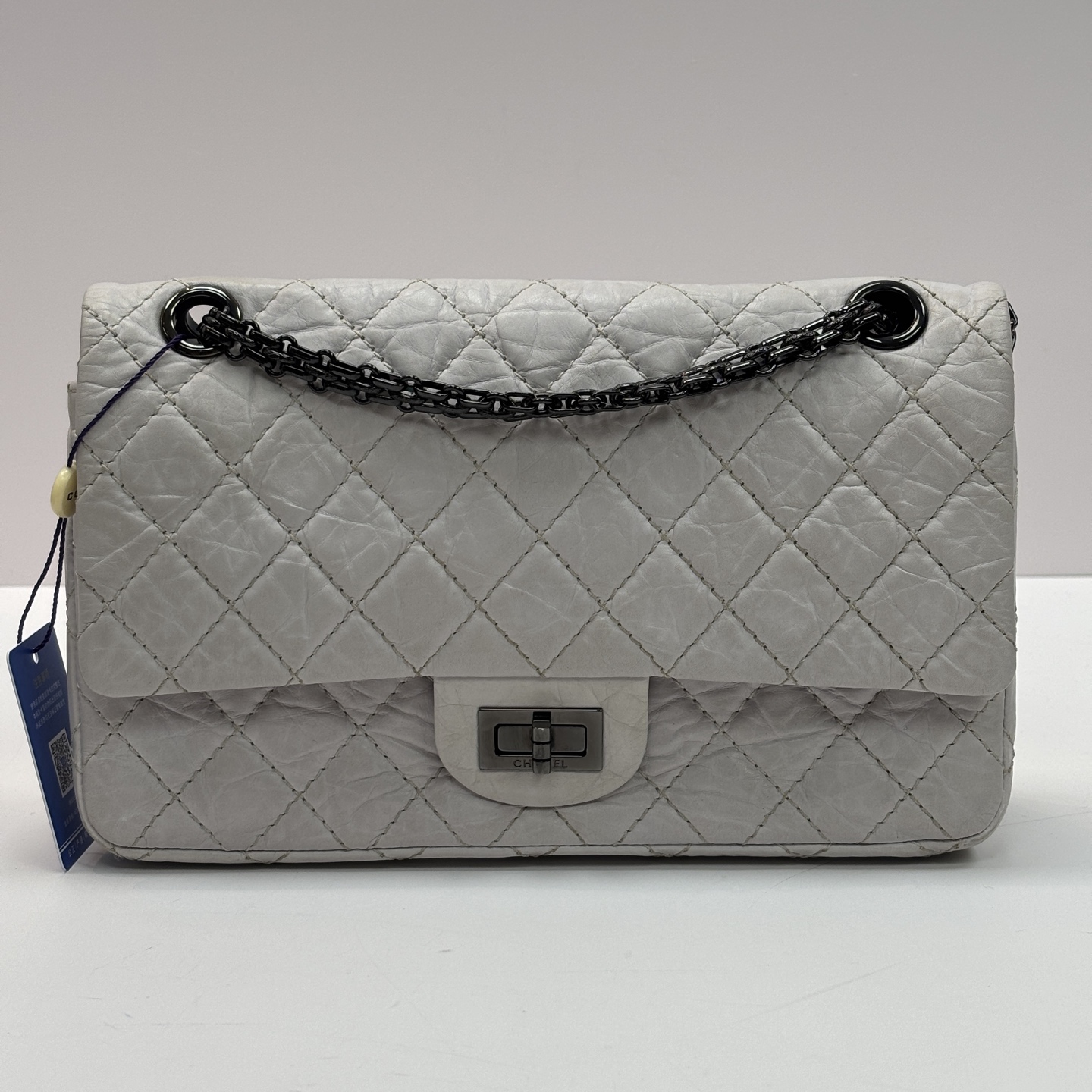 95新 Chanel/香奈儿 2.55小号单肩斜挎链条包 05082