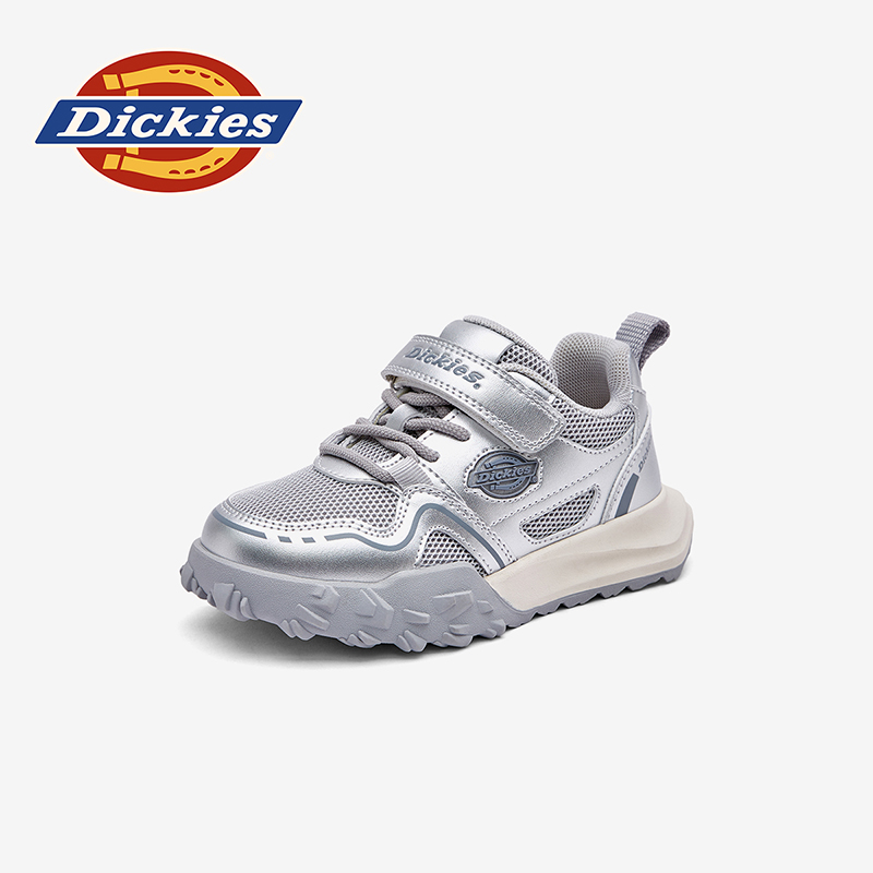 Dickies儿童2025秋冬新款休闲鞋流光风网面透气中小童时尚板鞋