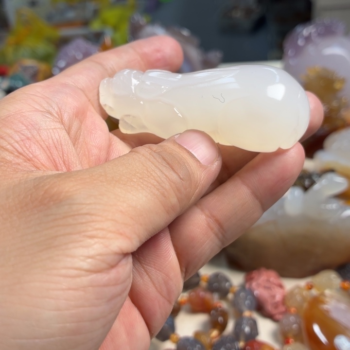 玛瑙/玉髓未镶嵌吊坠(不含链)