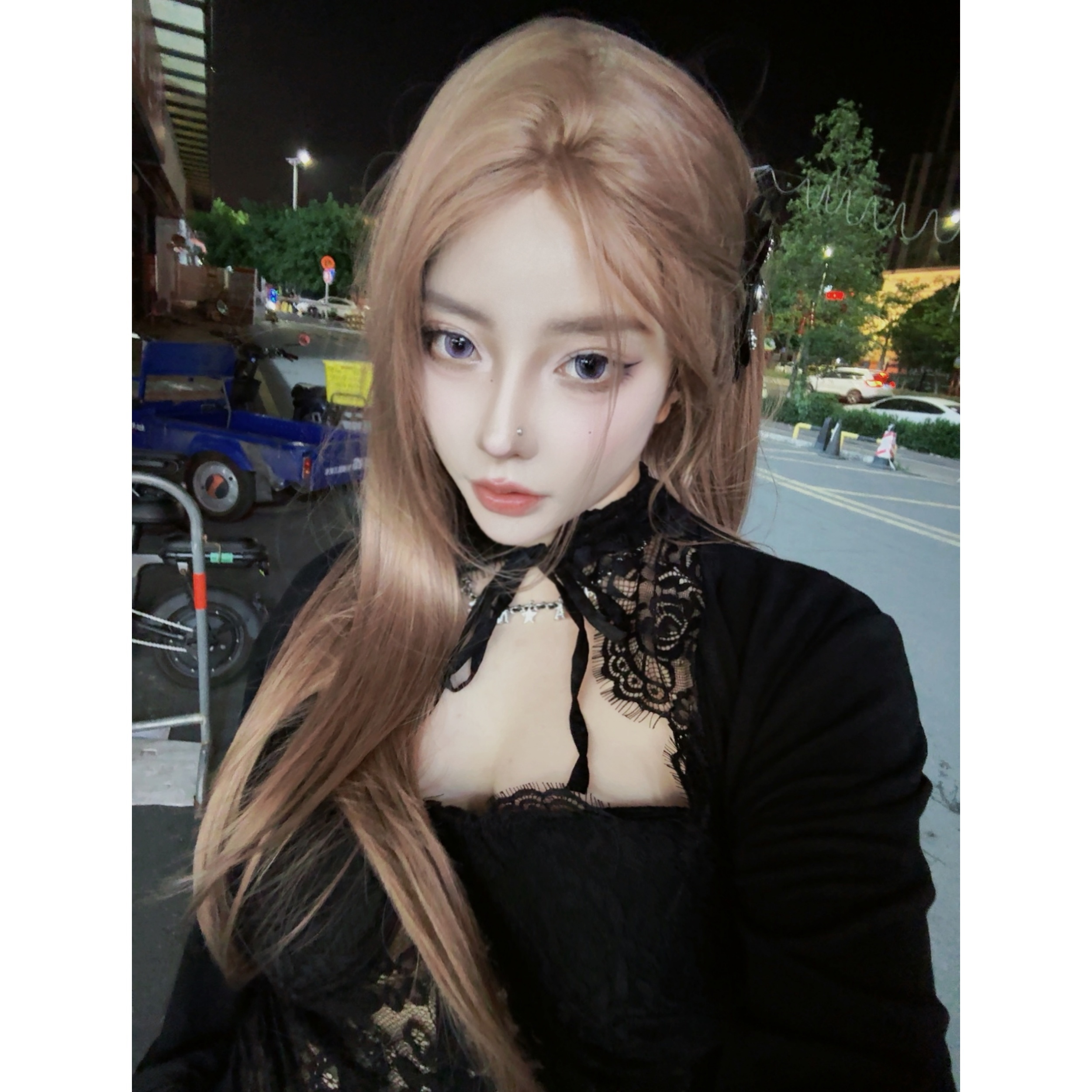 合金手镯 大号拼色手镯SL387气质时尚百搭简约个性潮流