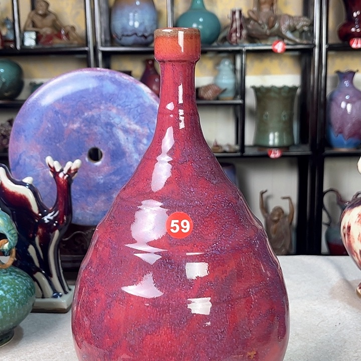 钧瓷艺术摆件花釉