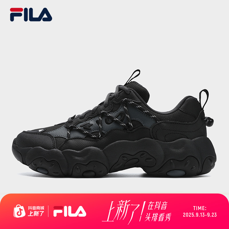 FILA 斐乐官方女鞋FLUID 6复古运动鞋2025冬季新款猫爪6代休闲鞋