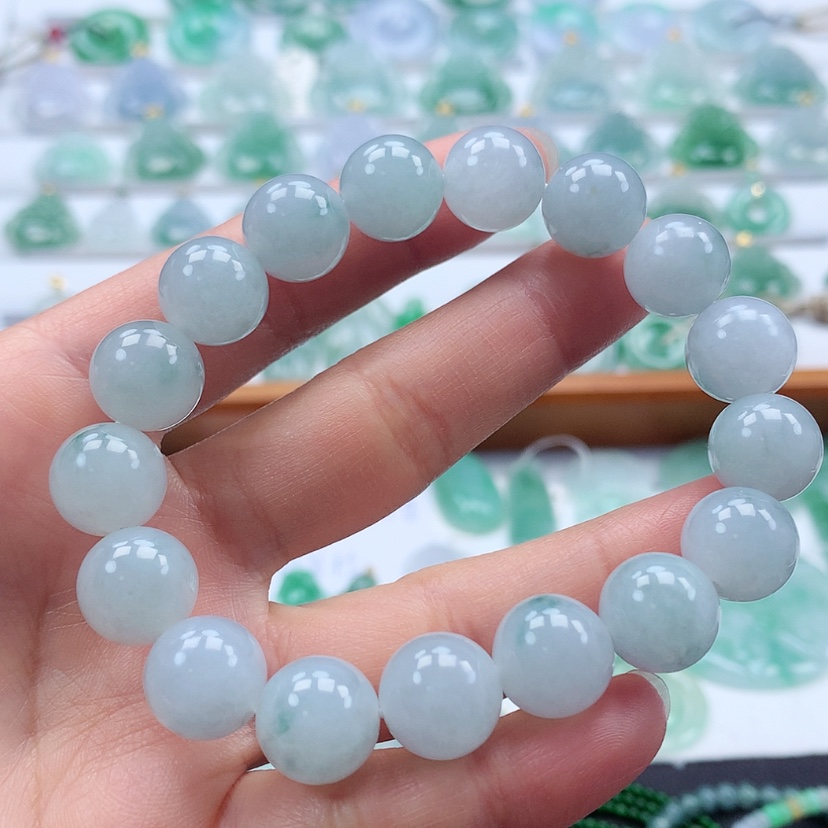 【闪购商品】翡翠手链未镶嵌缅甸天然翡翠