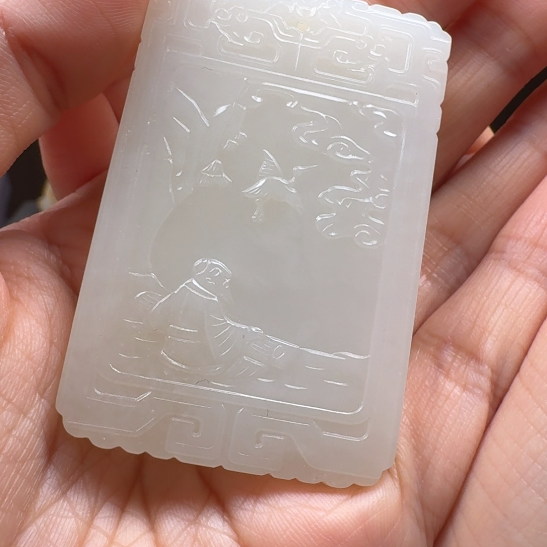 和田玉颈饰未镶嵌糖**子