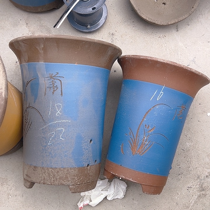 紫砂花盆特价清仓处理