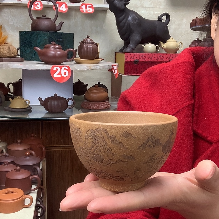 紫砂茶壶宜兴紫砂茶杯