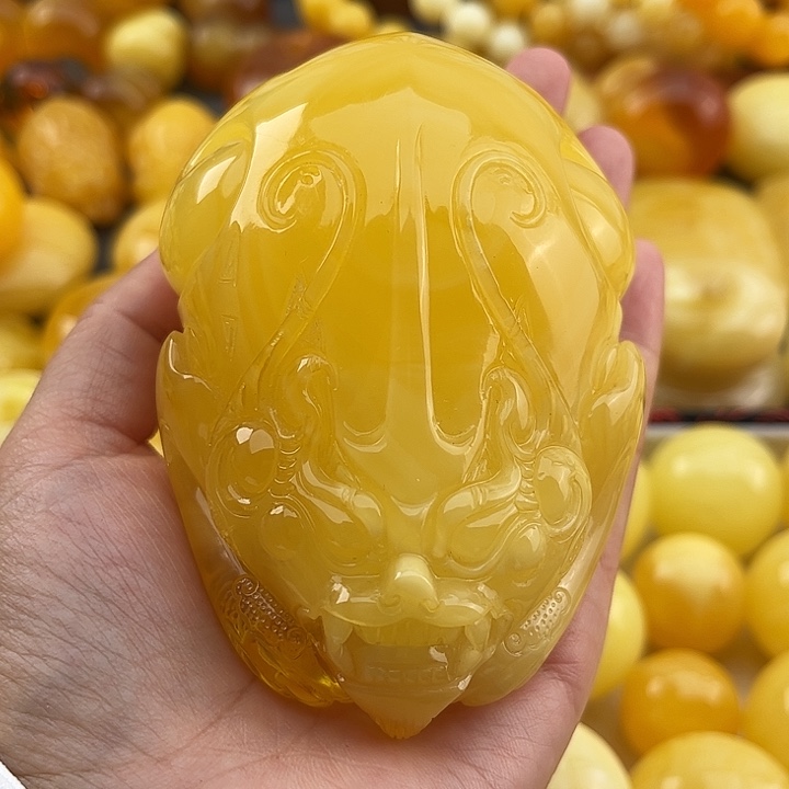 琥珀裸石未镶嵌琥珀蜜蜡