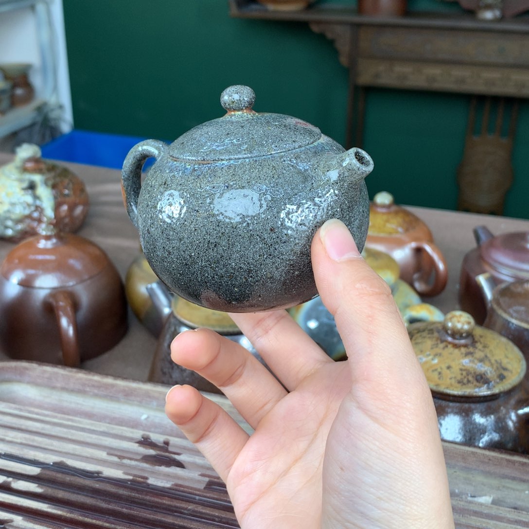 紫砂茶壶纯自然柴烧