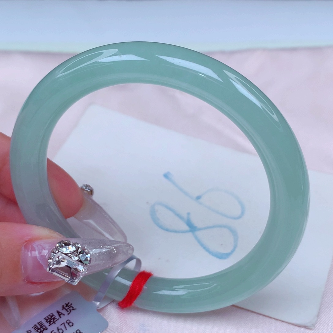 翡翠手镯未镶嵌天然缅甸翡翠A货手镯