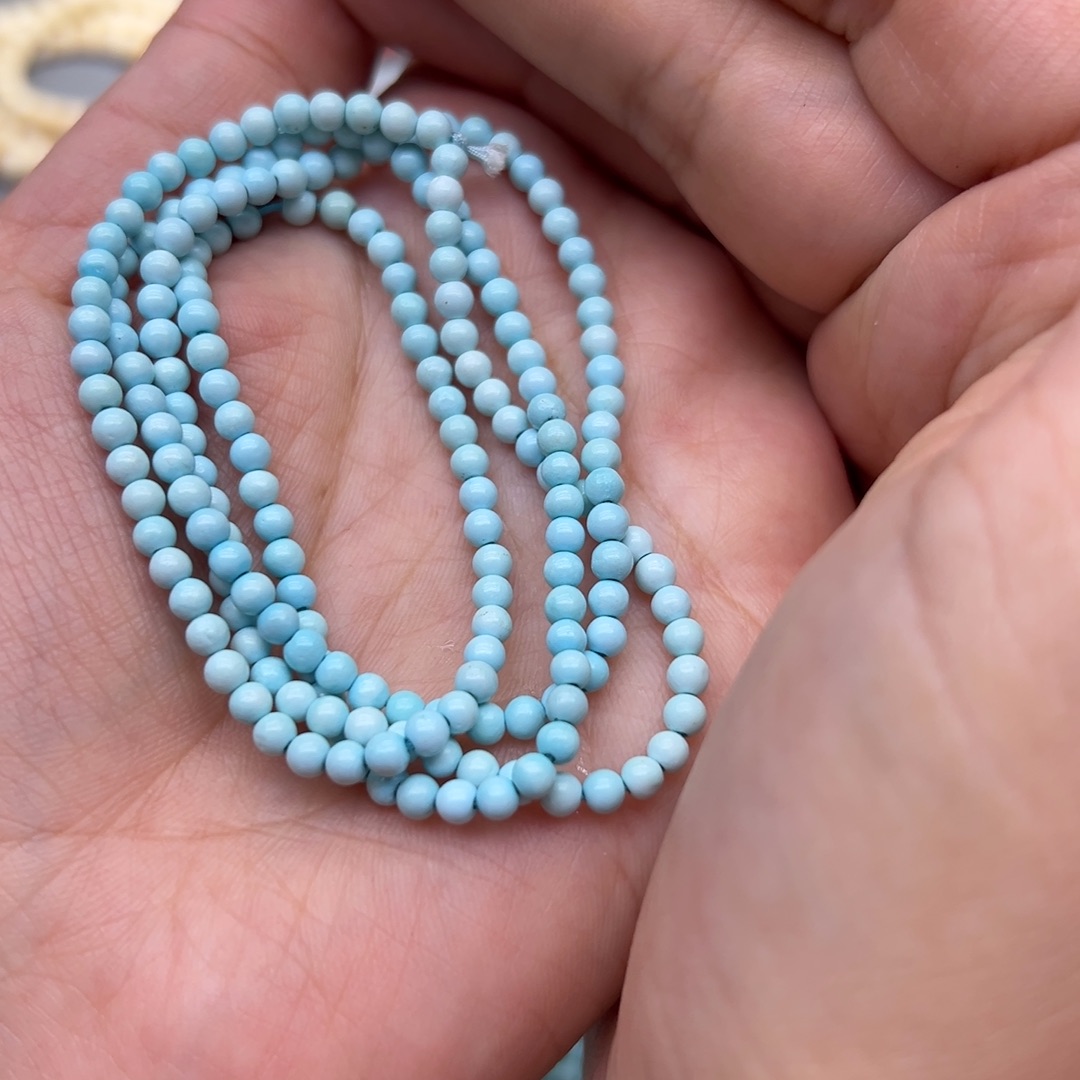 忆***！绿松石未镶嵌手链手串