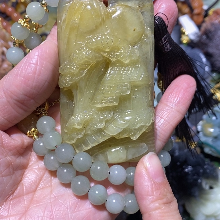 岫玉岫玉吊坠未镶嵌
