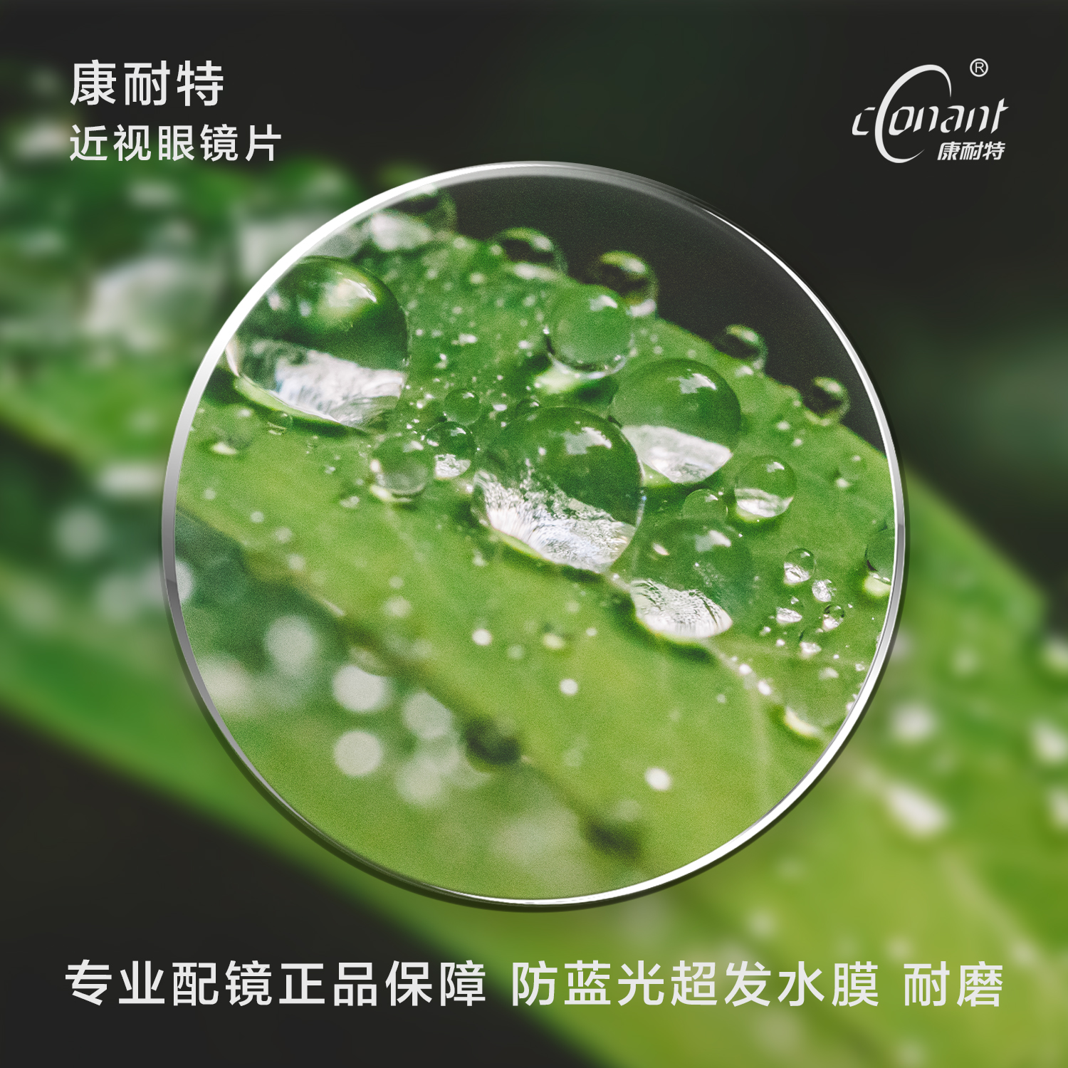 【康耐特丨近视镜片】高清耐磨轻薄护眼耐油污易清洁防蓝光